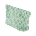 thumbnail image 1 of Unique Bargains 1 Pc Women Small Embroidery Snap Closure Makeup Bag for Business Travel Green Canvas, 1 of 2