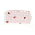 thumbnail image 1 of Unique Bargains 1 Pc Women Small Persimmon Makeup Bag for Travel Vacation Pink Polyester, 1 of 4