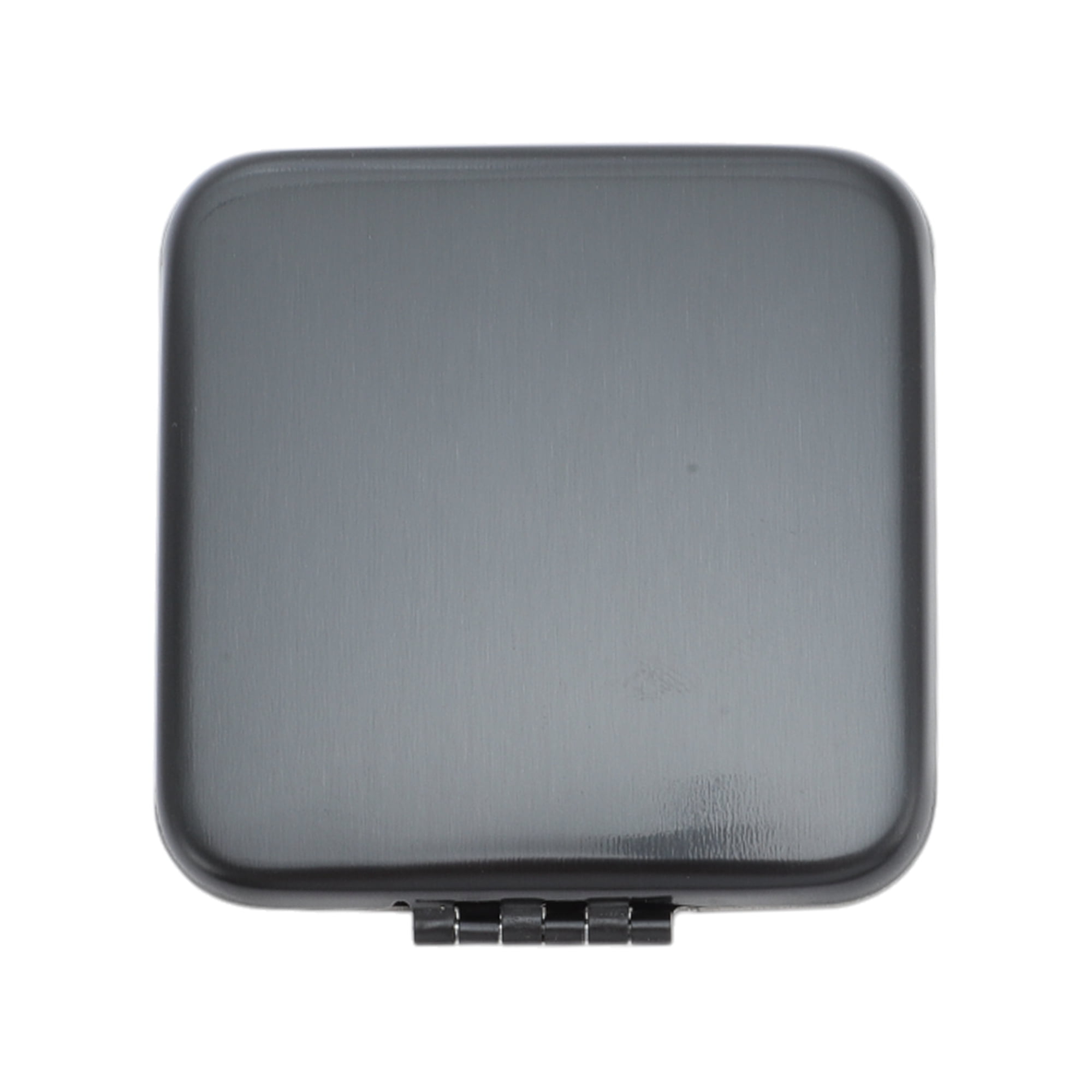 Unique Bargains 1 Pc Women Square Folding Makeup Mirror for Travel Vacation Black
