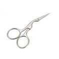 thumbnail image 1 of Unique Bargains 1 Pc Women Wrinkle Free Scissors Facial Hair Scissors For Bathroom Stainless Steel Silver Tone, 1 of 4