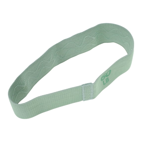 Unique Bargains 1 Pc Women Yoga Booty Bands for Gym Stretching Exercise 12.99"x2.36" Green Polyster Cotton Latex