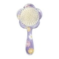thumbnail image 1 of Unique Bargains 1 Pc Women's Durable Cushion Hair Brush Detangle Hair Brush for Curly Straight Hair Dark Purple, 1 of 6