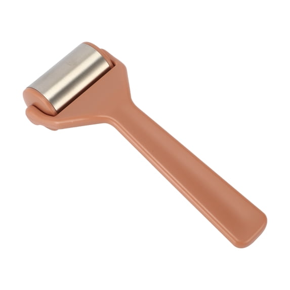 Unique Bargains 1 Pc Women's Durable Face Roller for Beauty Parlor Bathing Orange ABS 304 Stainless Steel