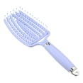 thumbnail image 1 of Unique Bargains 1 Pc Women's Durable Hollow Hair Brush Detangler Brush for All Hair Purple, 1 of 6