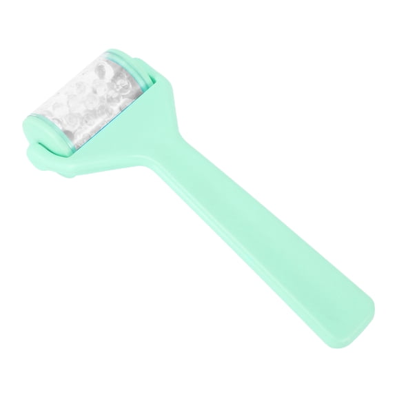 Unique Bargains 1 Pc Women's Lightweight Face Roller for Beauty Parlor Bathing Green Clear ABS PC Ice Beads