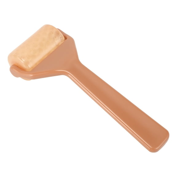 Unique Bargains 1 Pc Women's Translucent Face Roller for Beauty Parlor Bathing Orange ABS PE Ice Beads