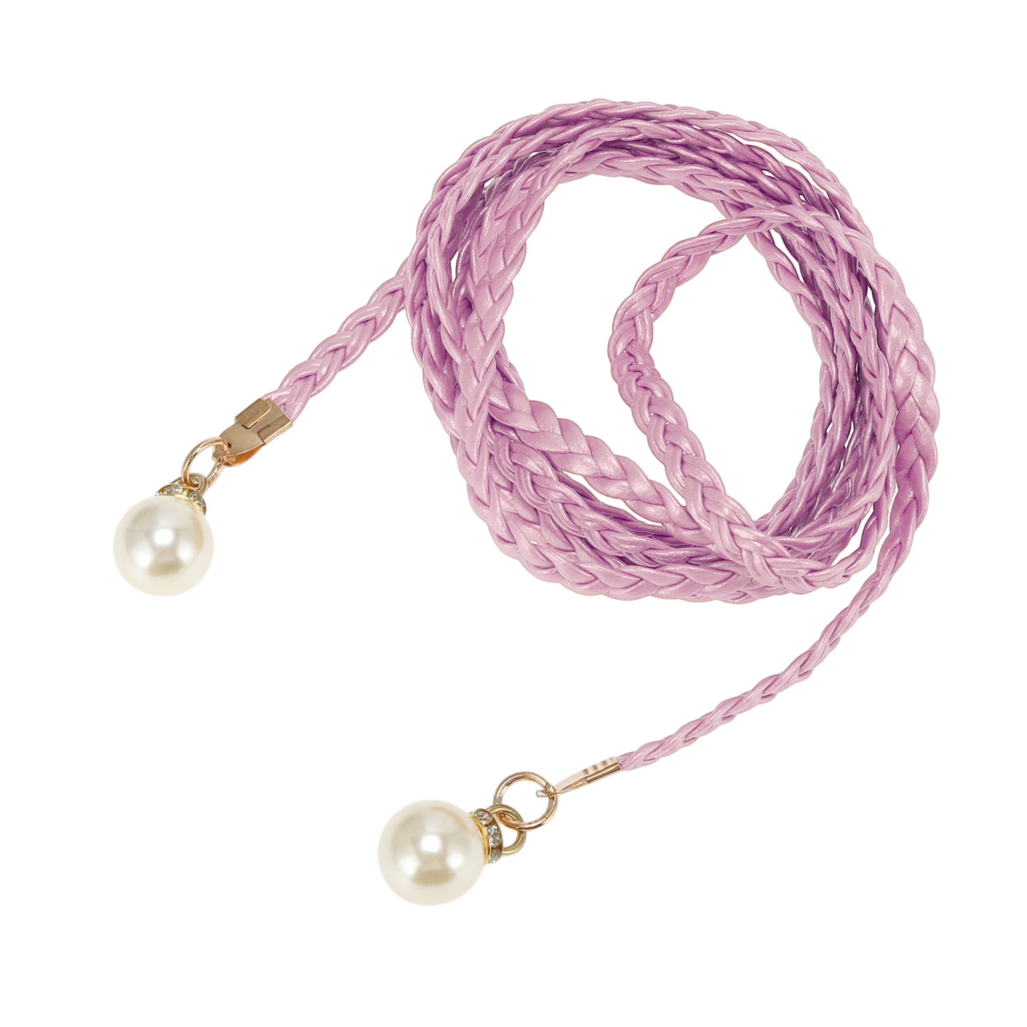 Braided rope and pearl belt Sonia Petroff Moonflower Faux Pearl-embellished Braided Rope  main image 2