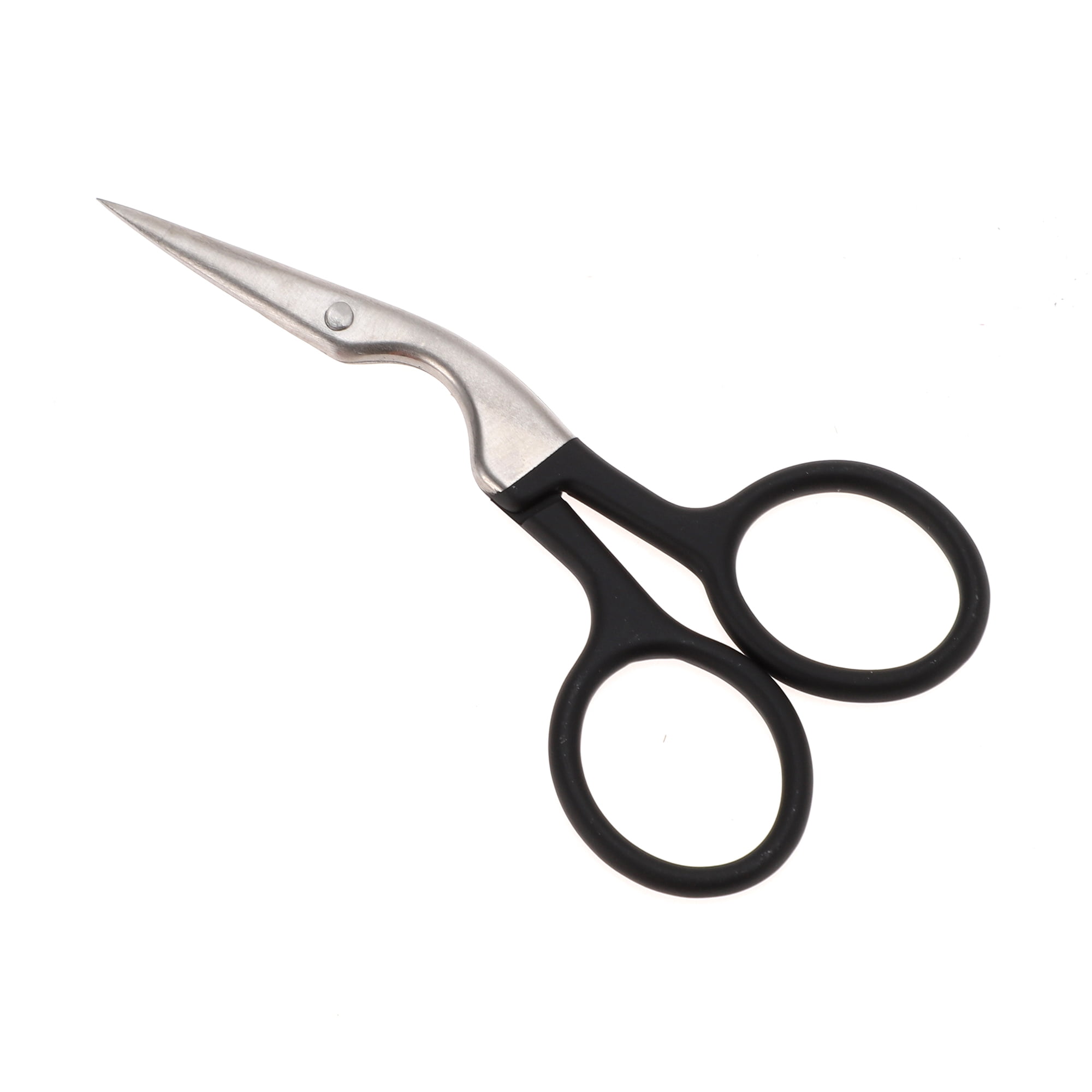 Unique Bargains 1 Pc Wrinkle Free Scissors Facial Hair Bathroom Black