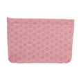 thumbnail image 1 of Unique Bargains 1 Pc convenient Rectangle Flat Dots Makeup Bag for Travel Large Red Gray Polyester, 1 of 6
