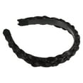 thumbnail image 1 of Unique Bargains 1 Pcs 0.98 Inch Wide Synthetic Hair Braided Headband Hair Hoop for Women and Girl Black Brown, 1 of 2