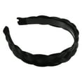 thumbnail image 1 of Unique Bargains 1 Pcs 1.1 Inch Wide Synthetic Hair Braided Headband Hair Hoop for Women and Girl Black, 1 of 2