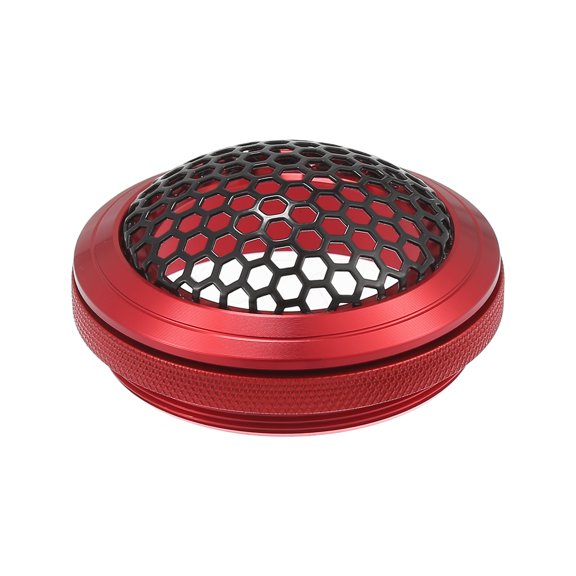 Unique Bargains 1 Pcs 1.5" Car Speaker Grills Cover Mesh Audio Subwoofer Protector Rose Red Black