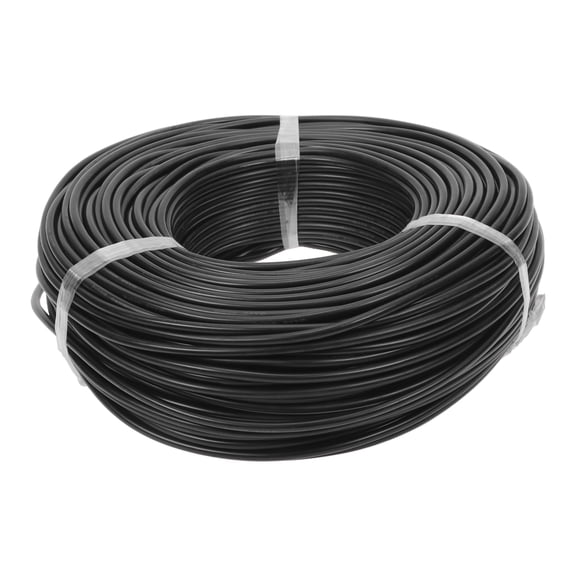 Unique Bargains 1 Pcs 12AWG Universal Ground Wire Car Radio, Automotive, Car speakers Power Wire Fully Insulated& Soft Touch Jacket TC Black 499FT