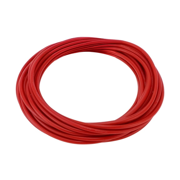 Unique Bargains 1 Pcs 16AWG Universal Ground Wire Car Radio, Automotive, Car speakers Power Wire Fully Insulated& Soft Touch Jacket TC Red 20FT