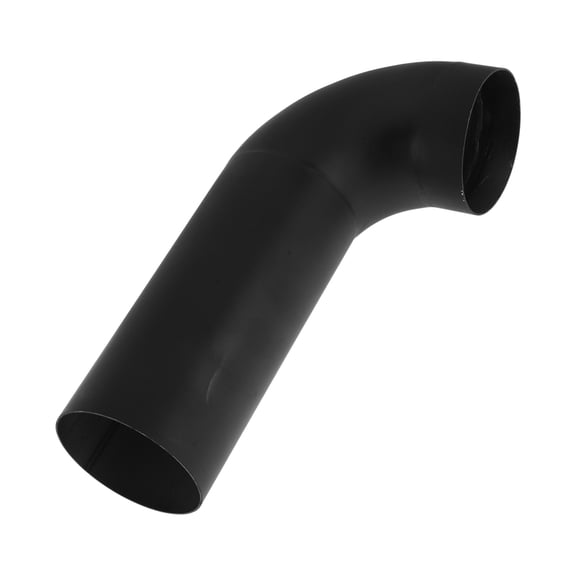 Unique Bargains 1 Pcs 2.5" OD 90 Degrees Mandrel Bend Elbow T304 Stainless Steel Exhaust Tube Pipe Piping Sandblasting Black