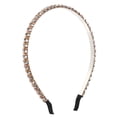 thumbnail image 1 of Unique Bargains 1 Pcs 2 Rows Rhinestone Headband Hairband for Women 0.31 Inch Wide Gray, 1 of 7