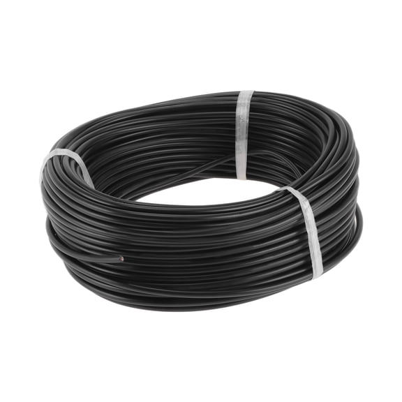 Unique Bargains 1 Pcs 22AWG Universal Ground Wire Car Radio, Automotive, Car speakers Power Wire Fully Insulated& Soft Touch Jacket TC Black 148FT 4 Conductor