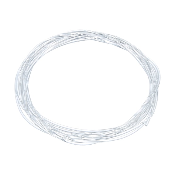Unique Bargains 1 Pcs 2mm 0.08" 5m 16.40ft Universal Glow Optic Fiber Cable Car Light Decoration Clear