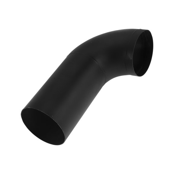 Unique Bargains 1 Pcs 3.15" OD 90 Degrees Mandrel Bend Elbow T304 Stainless Steel Exhaust Tube Pipe Piping Sandblasting Black
