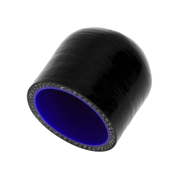 Unique Bargains 1 Pcs 30mm Length 35mm/1.38" ID Black Blue Car Silicone Rubber Hose End Cap Silicone Reinforced Blanking Cap for Bypass Tube Universal