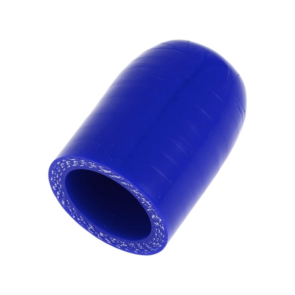 Unique Bargains 1 Pcs 40mm Length 25mm/0.98" ID Blue Car Silicone Hose End Cap Silicone Reinforced Blanking Cap for Bypass Tube Universal