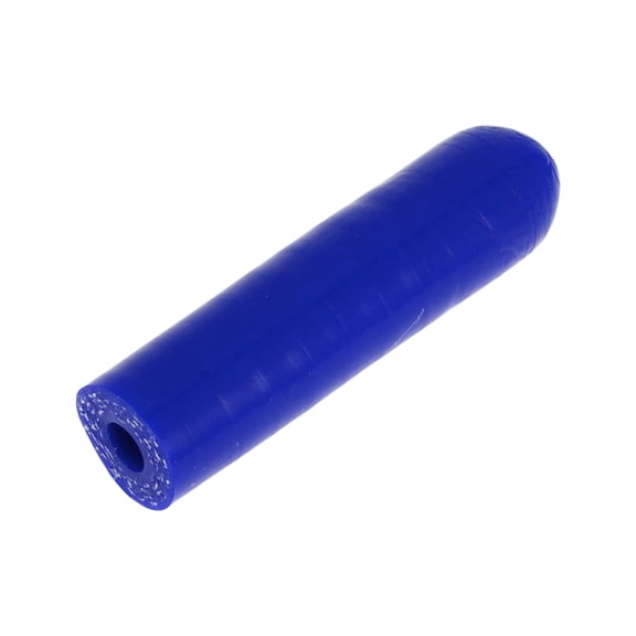 Unique Bargains 1 Pcs 50mm Length Car Silicone Hose End Cap Silicone Reinforced Blanking Cap for Bypass Tube Universal Blue 6mm/0.24" ID