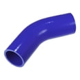 thumbnail image 1 of Unique Bargains 1 Pcs 51mm 2.01" ID 102mm 4.02" Length 45° Blue Car Silicone Hose, 1 of 7