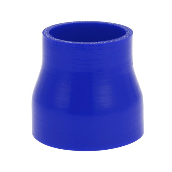 Unique Bargains 1 Pcs 57mm/2.24"-76mm/2.99" ID 76mm/2.99" Length 0 Degree Blue Car Silicone Hose Coolant Hose Universal