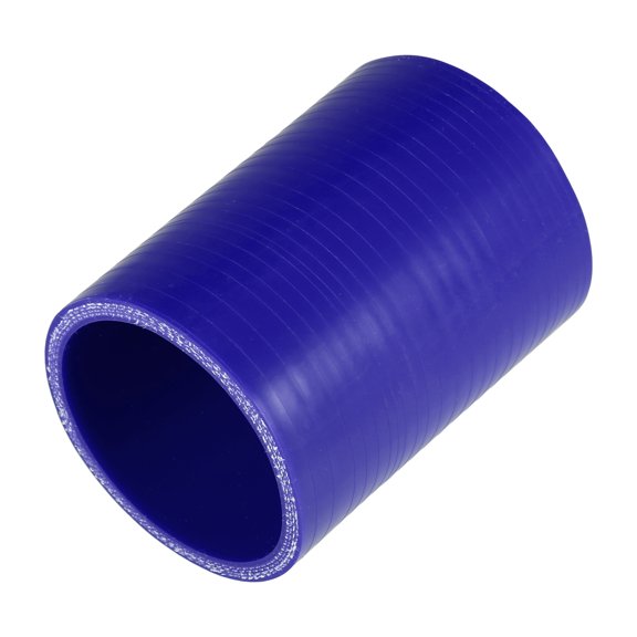 Unique Bargains 1 Pcs 63mm 2.48" ID 100mm 3.94" Length 0° Blue Car Silicone Hose
