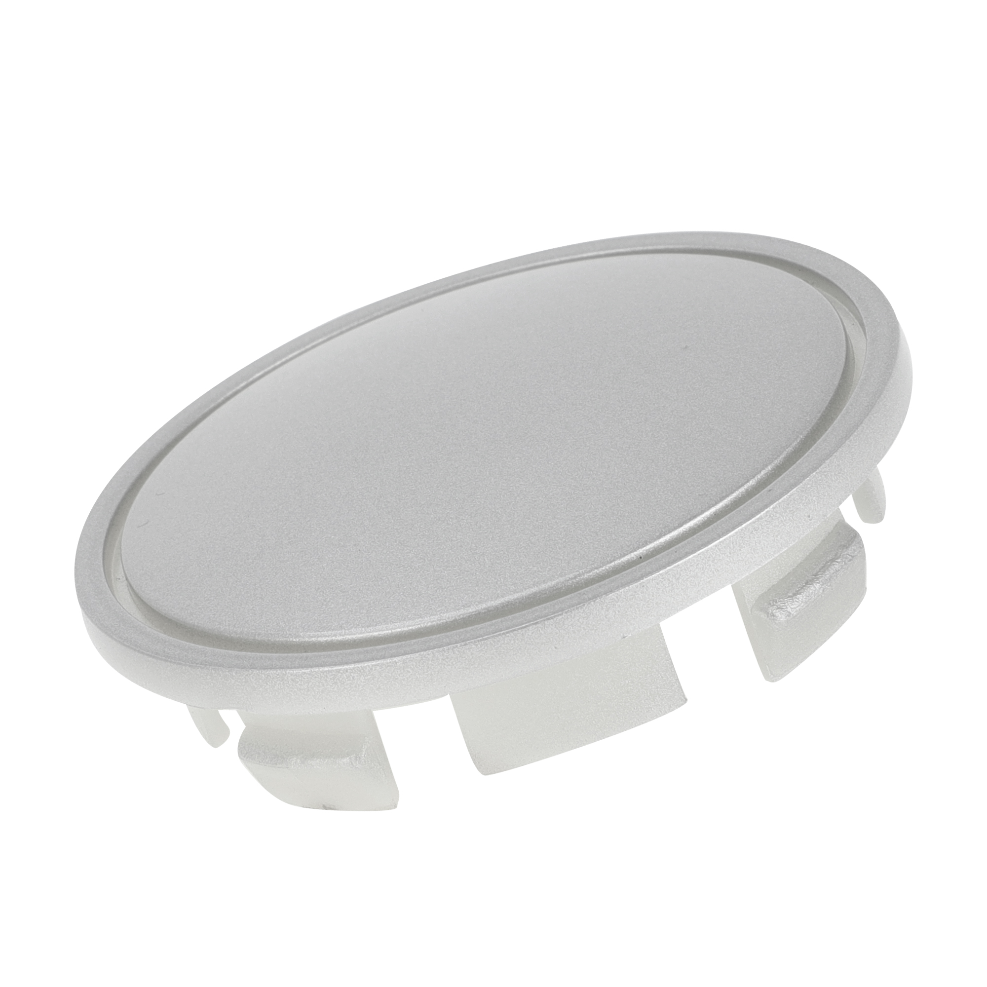 Partuto 4-Pack Universal Wheel Hub Caps - 68mm (2.68") Chrome Silver - Easy Snap-On Installation For Most Cars