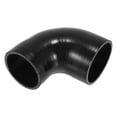 thumbnail image 1 of Unique Bargains 1 Pcs 70-80mm 2.76"-3.15" ID 90mm 3.54" Length 90 Degrees Black Car Silicone Hose Coolant Hose, 1 of 7