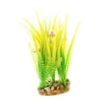 thumbnail image 1 of Unique Bargains 1 Pcs Aquarium Plants Decorations Artificial Aquatic Plant Tree Green Yellow, 1 of 6