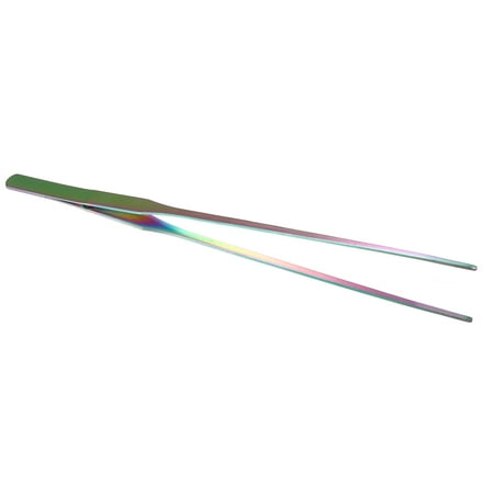 Unique Bargains 1 Pcs Aquarium Tweezers Stainless Steel Tweezers for Plants Pets Multicolored 27cm/10.63 Inch