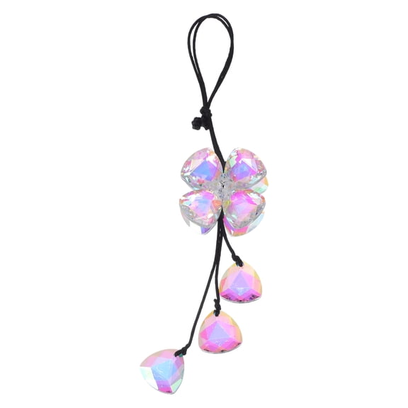 Unique Bargains 1 Pcs Artificial Crystal Crystal Butterfly Car Rear View Mirror Pendant Accessories Car Hanging Ornament Multicolor