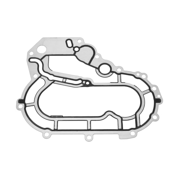 Unique Bargains 1 Pcs Car Engine Timing Cover Gasket Set for Volvo 3.0L 3.2L Chain Case Cover Gasket No.31251345/30711314 Silver Tone Metal