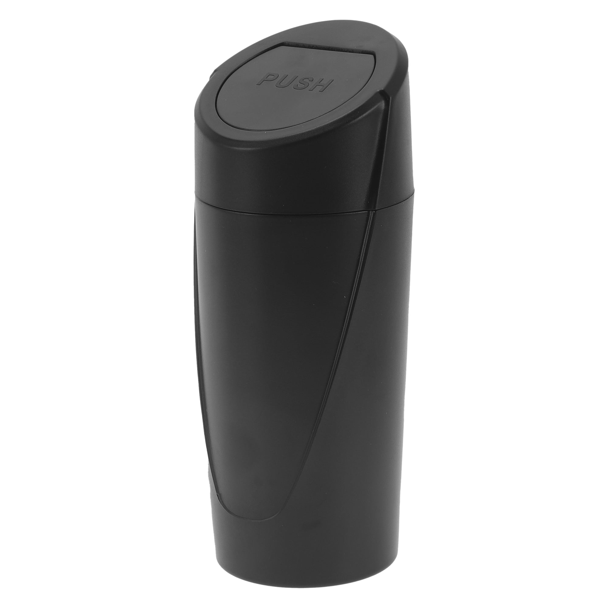 Unique Bargains 1 Pcs Car Trash Can 3.1x7.9in Bin Auto Portable ABS Cup Black