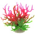 thumbnail image 1 of Unique Bargains 1 Pcs Colorful Coral Reef Decor Mini Faux Coral Decor for Aquarium Decorations Pink Green 16.5x14.8cm, 1 of 6