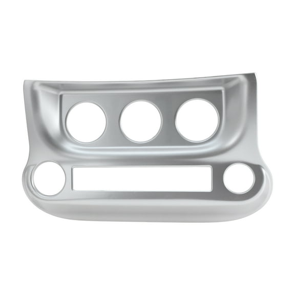 Unique Bargains 1 Pcs Console AC Switch Button Control Cover Trim for Jeep Wrangler JK JKU 2011-2017 A/C Air Conditioning Panel Cover Trim ABS Silver Tone