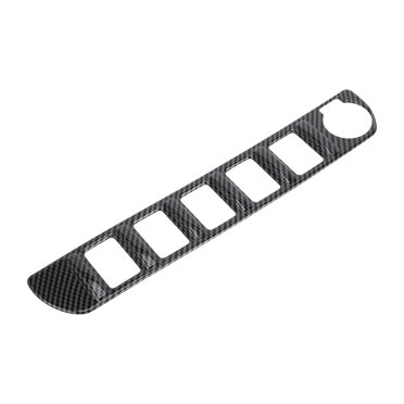 Carbon Fiber Look Climate Control Trim Cover Sticker For Tacoma 2012-2015 (Left Hand Drive)