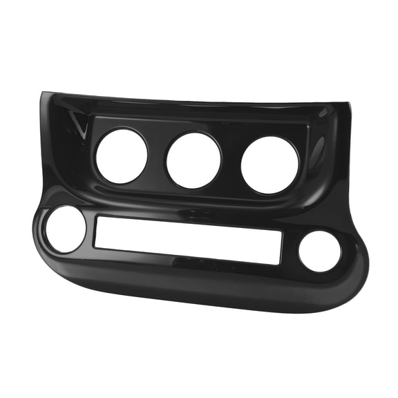 Unique Bargains 1 Pcs Console AC Switch Button Control Cover Trim for Jeep Wrangler JK JKU 2011-2017 A/C Air Conditioning Panel Cover Trim ABS Black