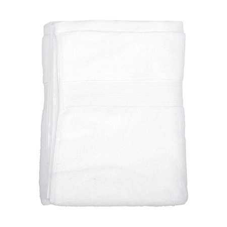 Unique Bargains 1 Pcs Cotton Bath Towel Plain Soft Absorbent Classic Design Cotton Bath Towel White 27.56"x55.12"