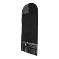 thumbnail image 1 of Unique Bargains 1 Pcs Dustproof Zipper Garment Bag Black 62.3 in, 1 of 6