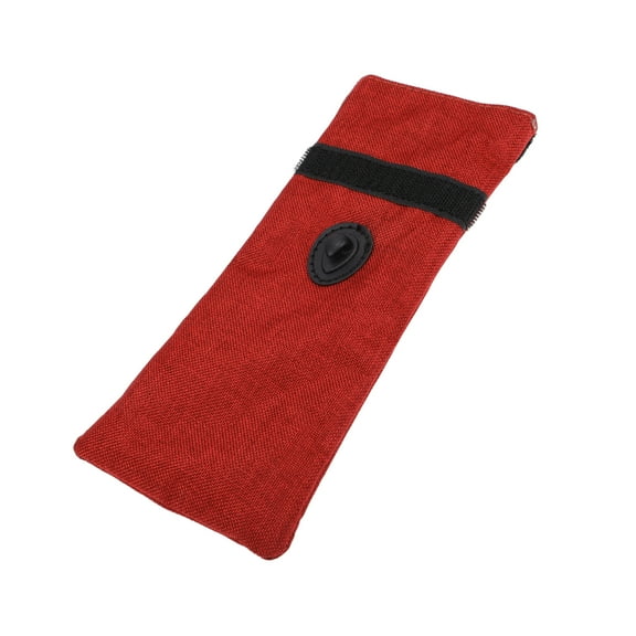 Unique Bargains 1 Pcs, Faraday Pouch, RFID Signal Blocking Bags Canvas Red