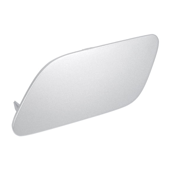Unique Bargains 1 Pcs Front Left Side Bumper Headlight Washer Nozzle Cover Cap for Audi A6 (C7) 2015-2018 Bumper Trim Nozzle Cover No.4G0955275H Silver Tone Plastic