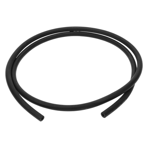 Unique Bargains 1 Pcs Fuel Line Hose Vacuum Hose Automotive Fuel Hose 5ft 3/16"ID 3/7"OD Black NPR Rubber