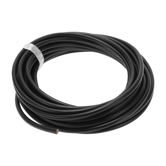 Unique Bargains 1 Pcs Ground Wire 9m Power Wire Universal Car Radio, Automotive, Car Speakers Fully Insulated& Soft Touch Jacket TC Black 18AWG 4 Conductor
