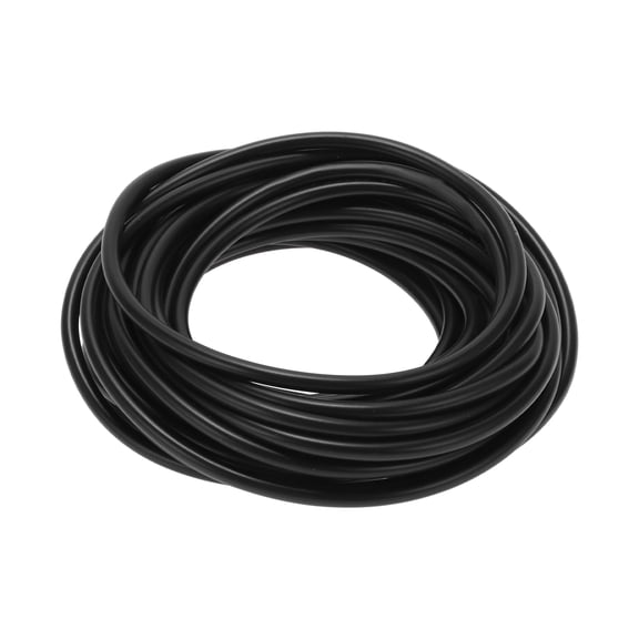 Unique Bargains 1 Pcs Ground Wire Fully Insulated& Soft Touch Jacket Power Wire 7.6m Black TC 22AWG 3 Conductor