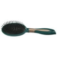 thumbnail image 1 of Unique Bargains 1 Pcs Hair Brush Detangling Brush for Women and Men Hair Brush for Straight Curly Plastic Dark Green, 1 of 7