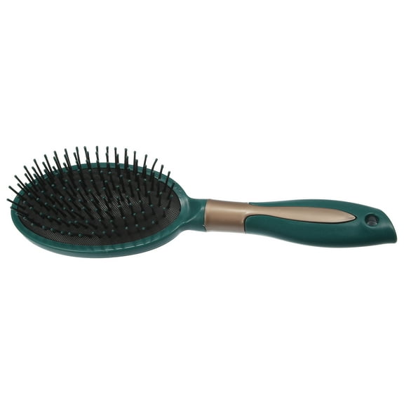 Unique Bargains 1 Pcs Hair Brush Detangling Brush for Women and Men Hair Brush for Straight Curly Plastic Dark Green