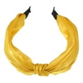 thumbnail image 1 of Unique Bargains 1 Pcs Knotted Silk Headband Fashion Hairband for Woman Non Slip Yellow, 1 of 2